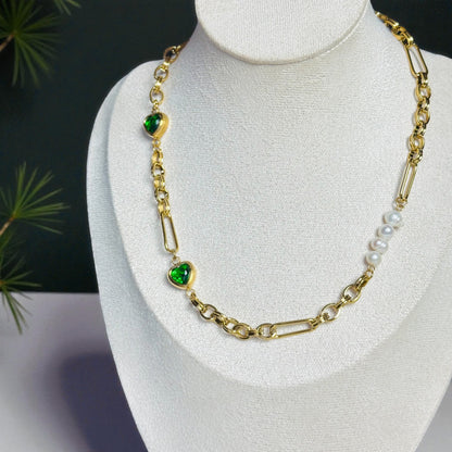 Evergreen Heart Necklace