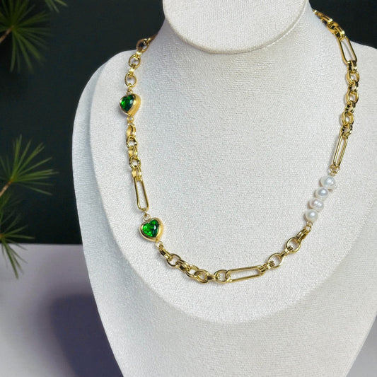Evergreen Heart Necklace