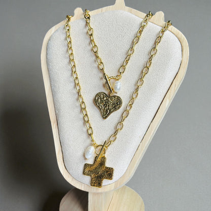 Heart / Cross Necklace