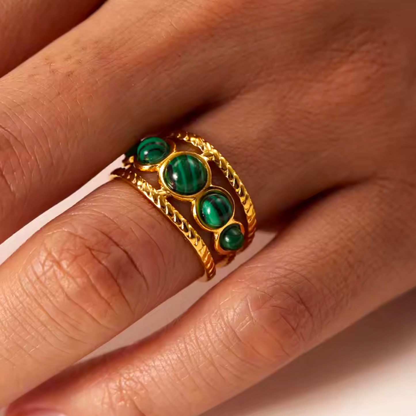 Malachite Ring