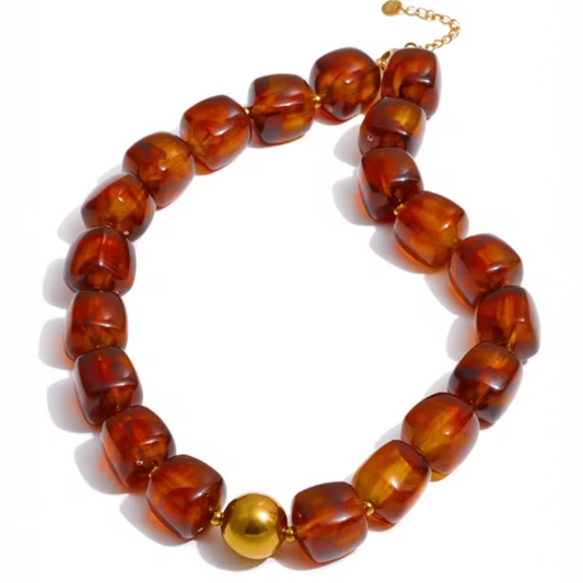 Square Beads Necklace