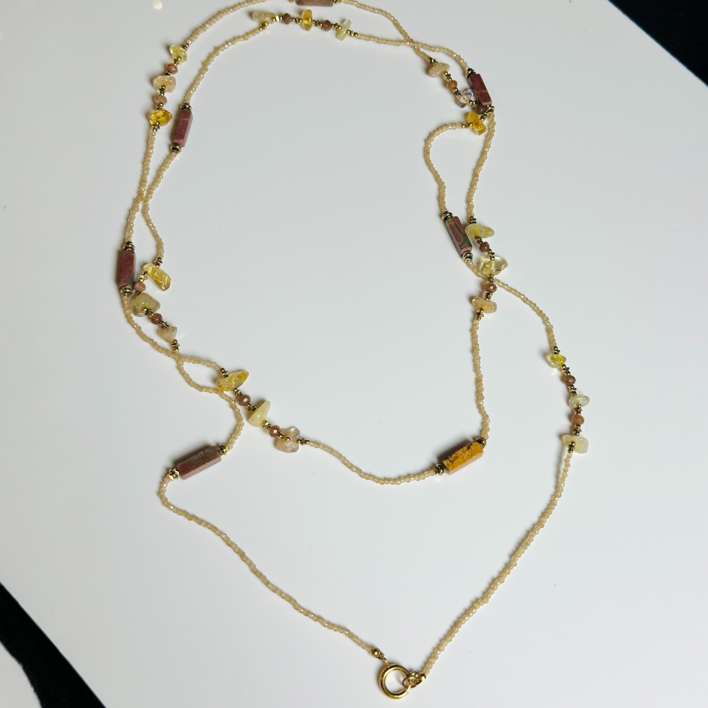 Natural Stones Boho Necklace