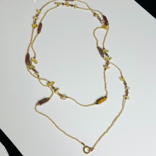 Natural Stones Boho Necklace