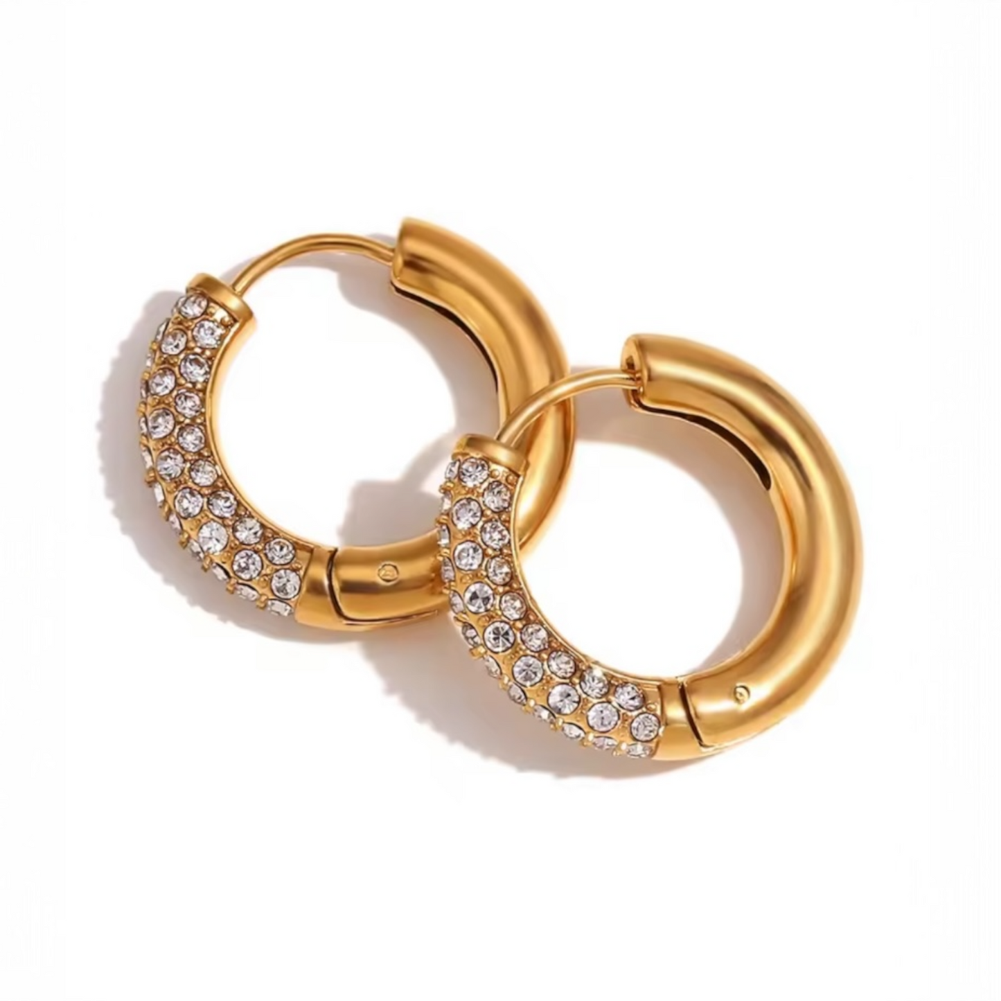 Glimmer Huggies Earrings