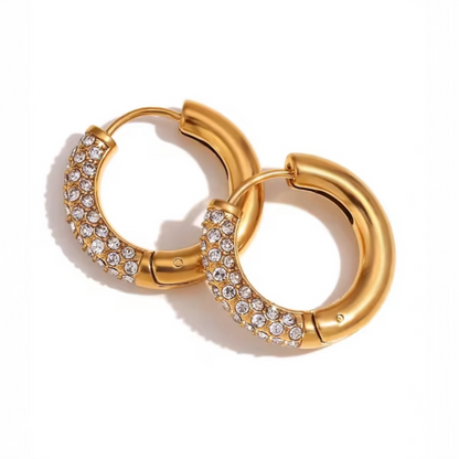 Glimmer Huggies Earrings