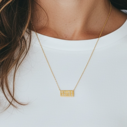 11:11 Wish Zirconia Necklace