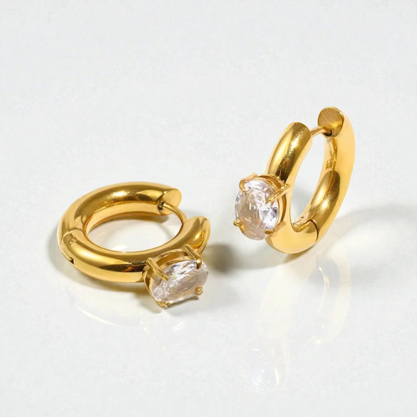 Winter Luxe Hoop Earrings