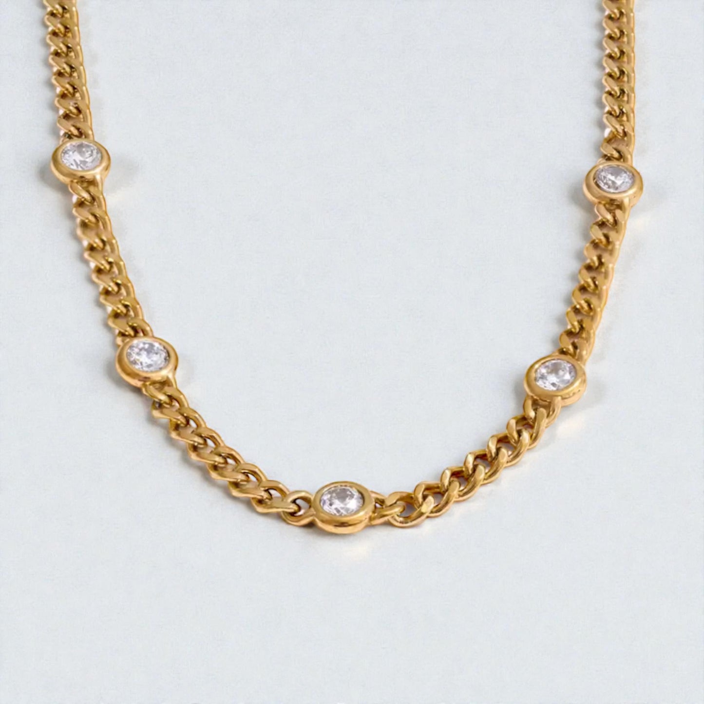 Sparkle Cuban Necklace