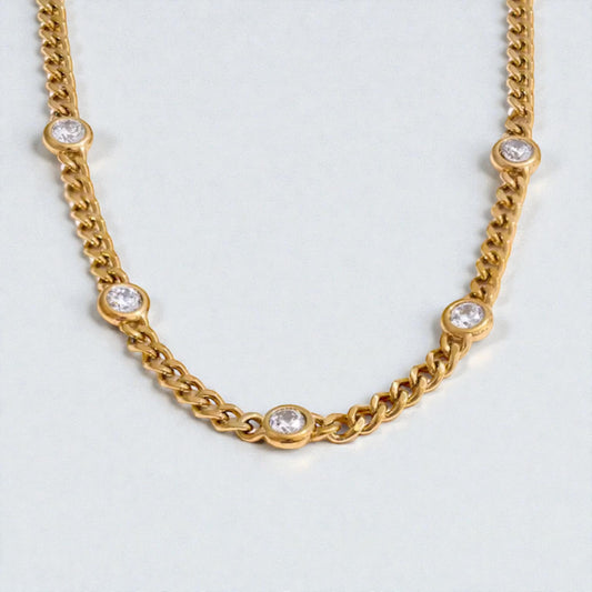 Sparkle Cuban Necklace