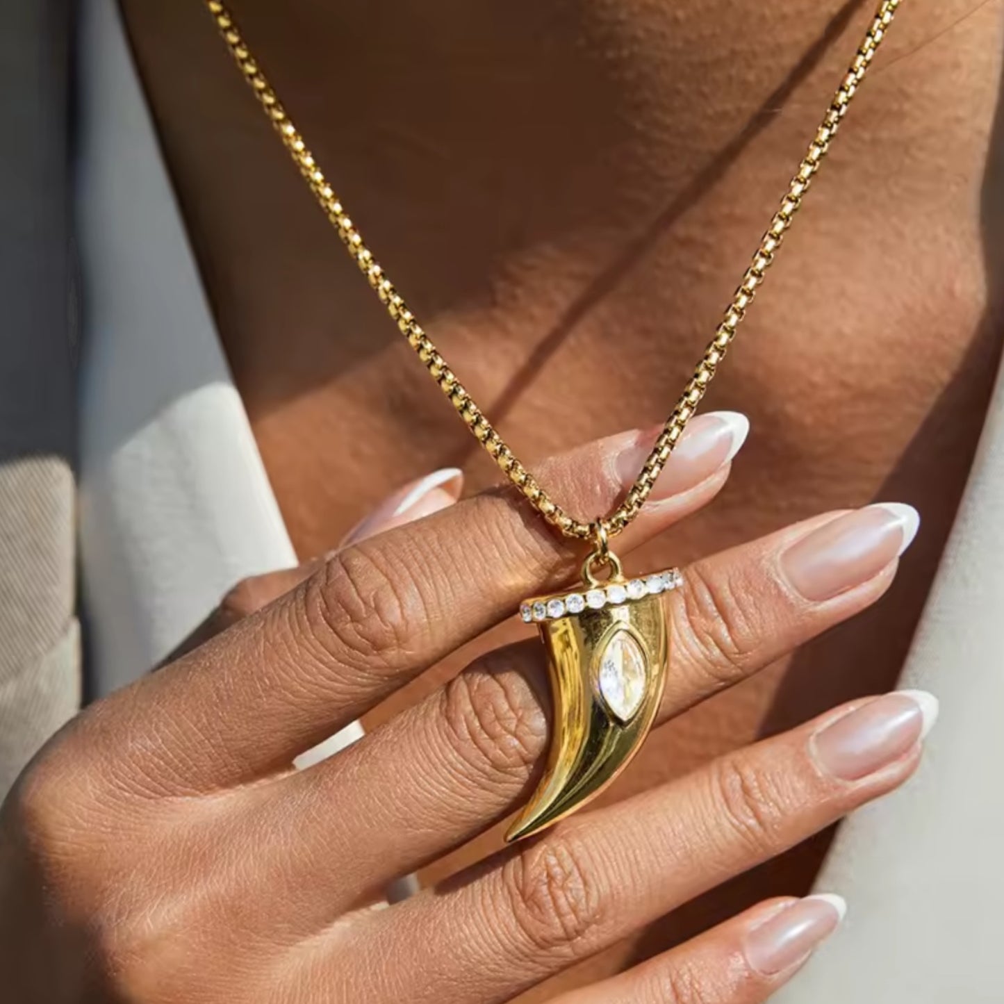 Guardian Horn Necklace