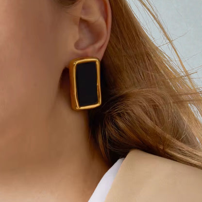Iconic Block Earrings