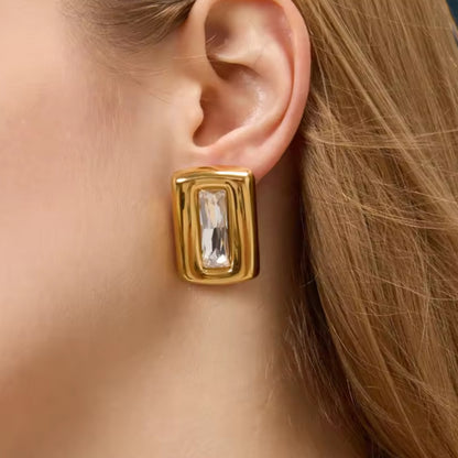 Iconic Block Earrings