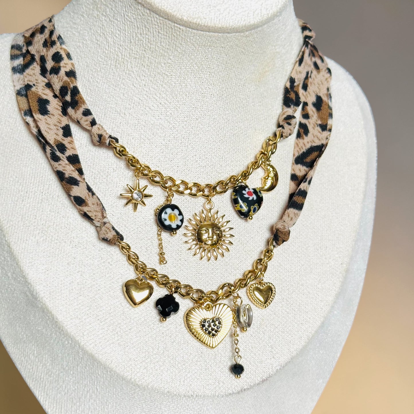 Bandana Charm Necklace