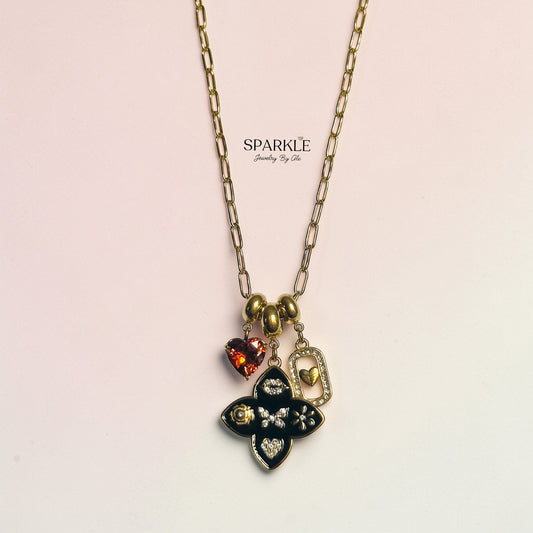 Lucky Clover Charm Necklace