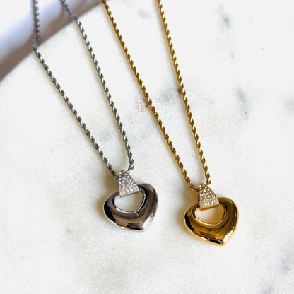 Sparkle Heart Necklace