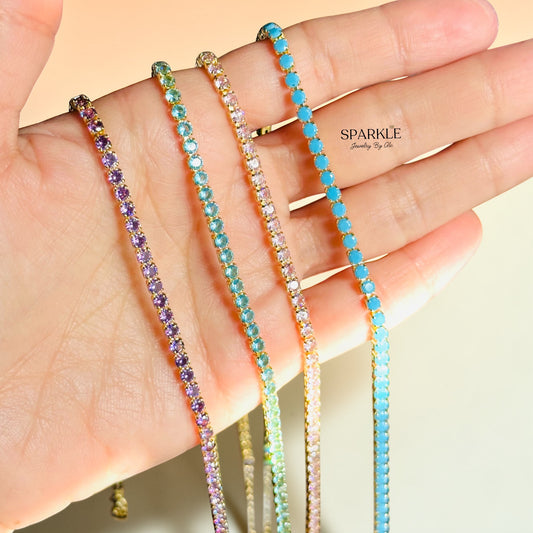 Candy Tennis Necklace