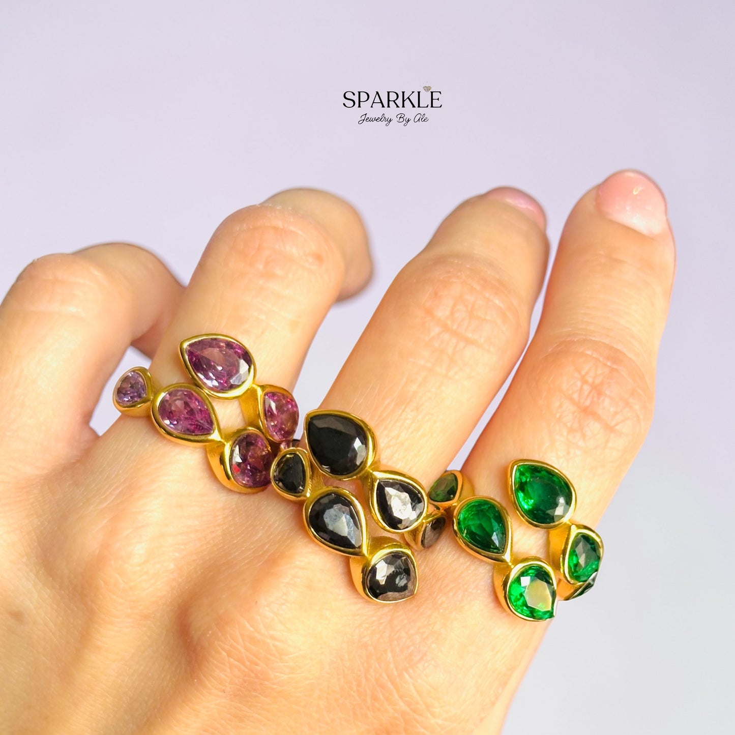 Velvet Drop Rings