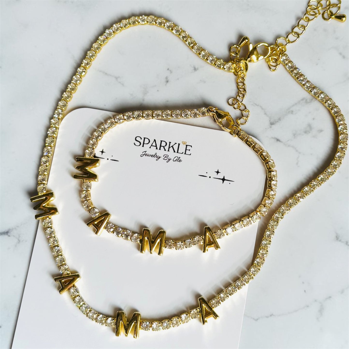 Mama Luxe Set (Necklace & Bracelet)