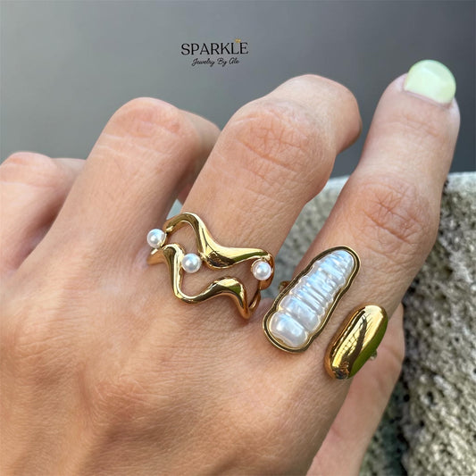 Sorelle Pearl Rings