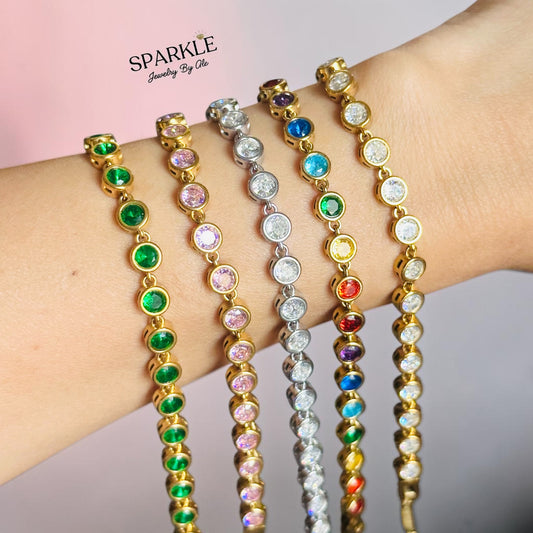Round Zirconia Bracelet