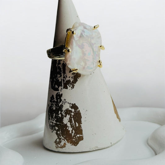 Baroque Pearl Ring