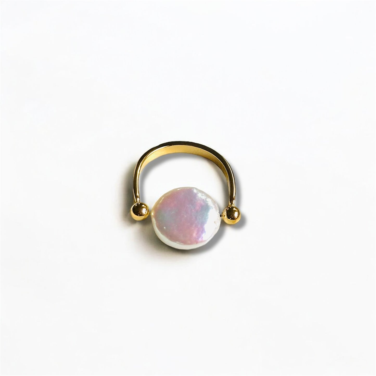 Round Pearl Ring