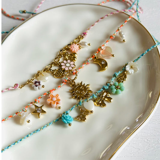 Braided Rope Charm Necklace