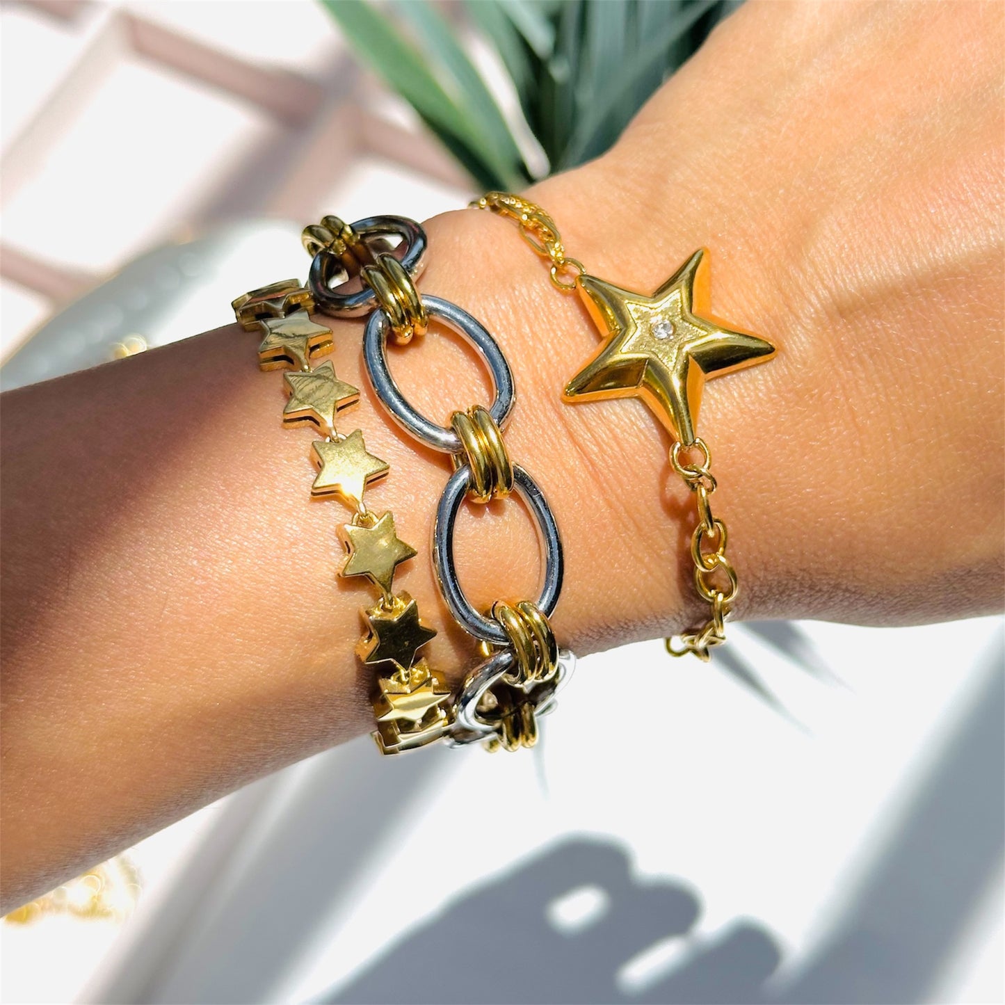 Five-Pointed Star Bracelet