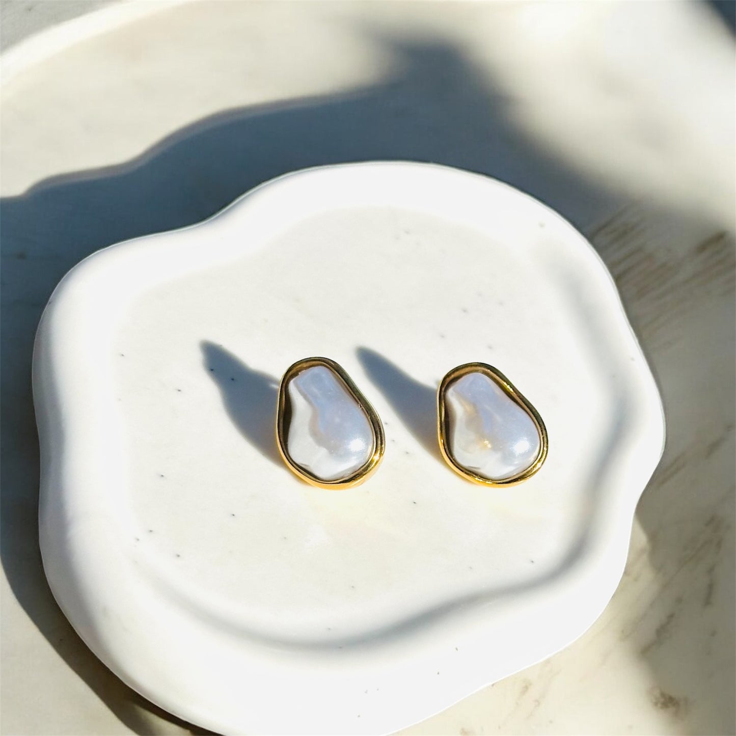 Muse Pearl Stud Earrings