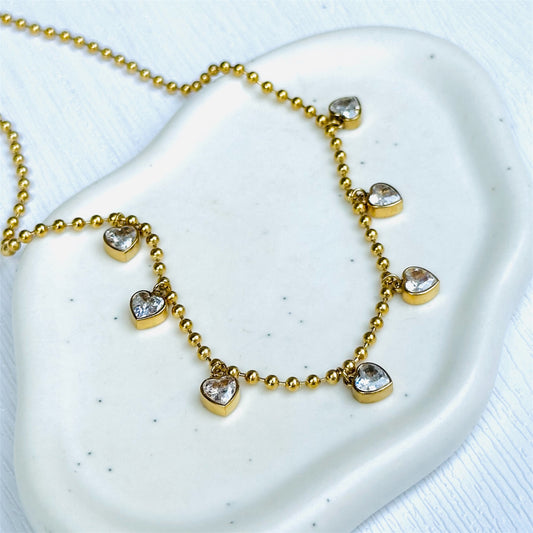 Multi Heart Necklace