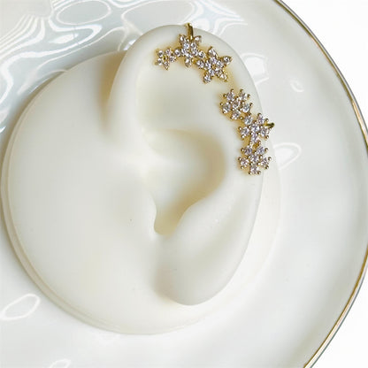 Layer Flowers Earcuff