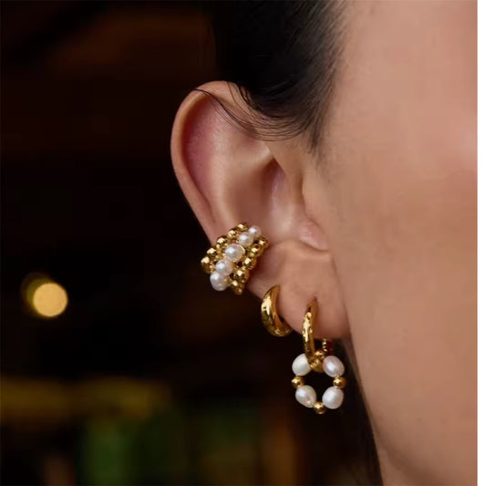 Pearl Beads Earcuff