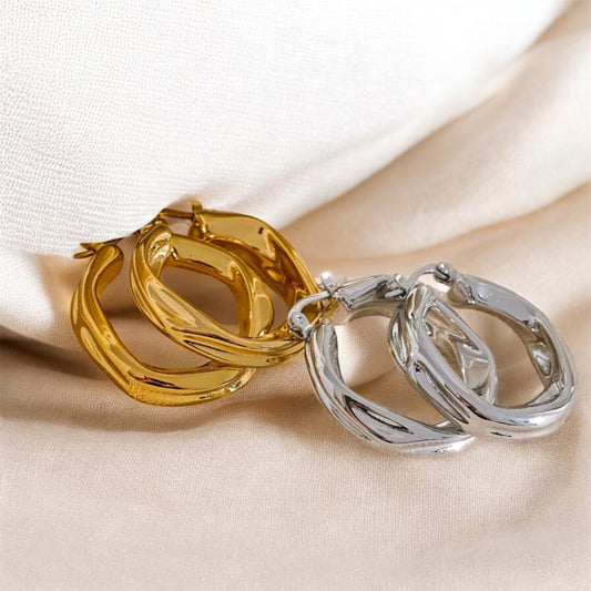 Round Irregular Earrings