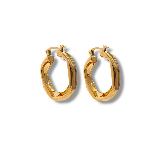 Round Irregular Earrings