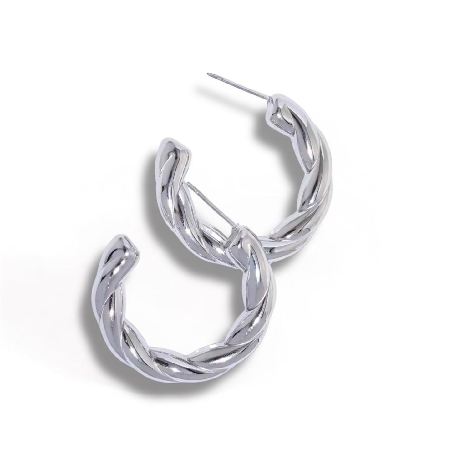 Twisted Hoops Earrings
