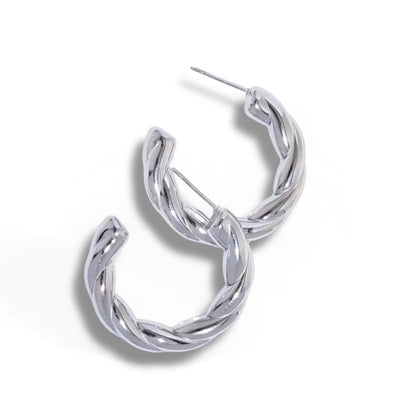 Twisted Hoops Earrings