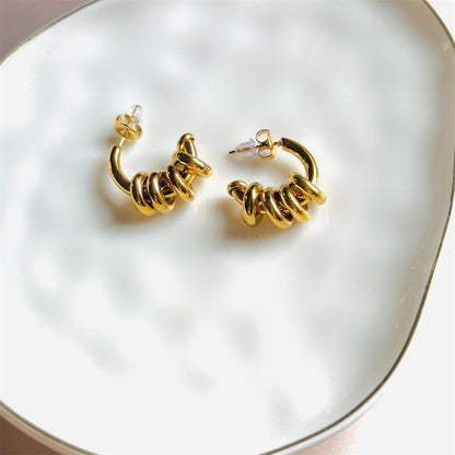 Rings C - Hoops Earrings