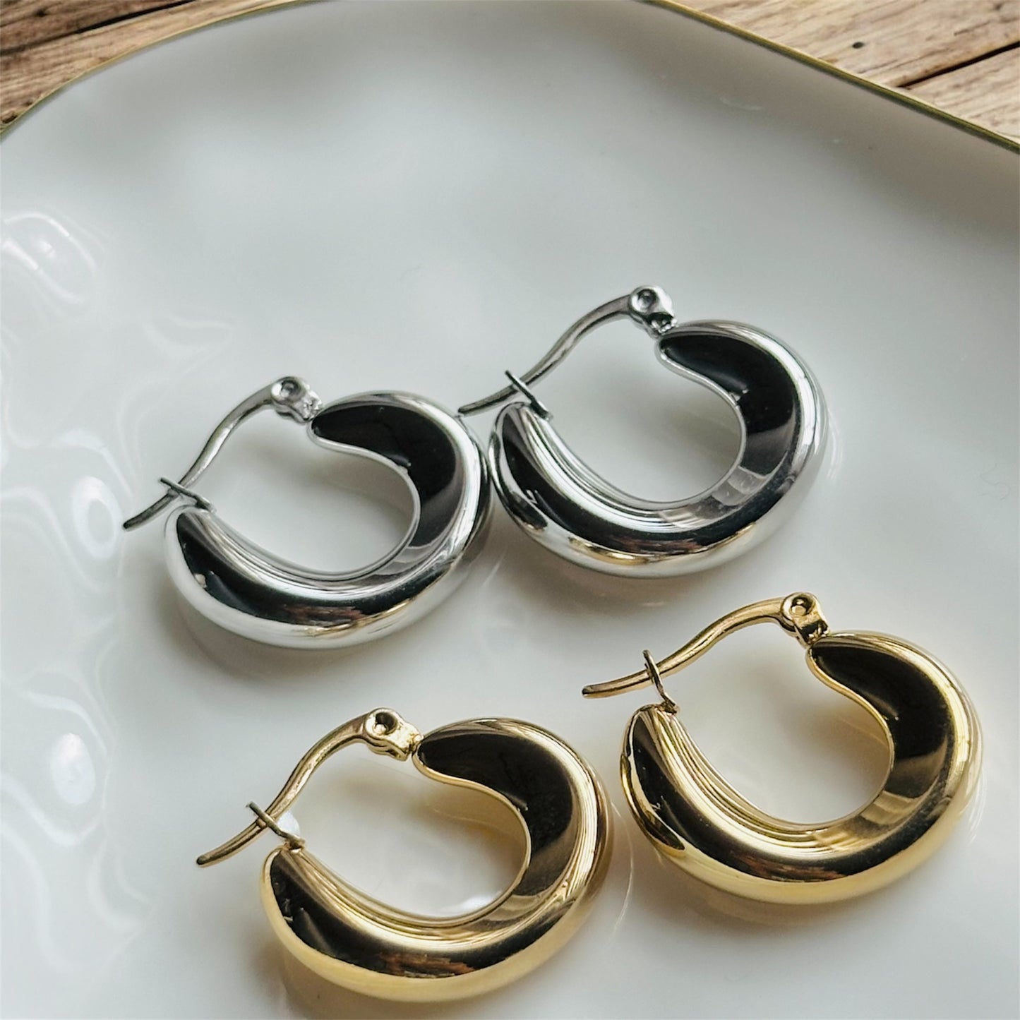 Classic Hoops Earrings