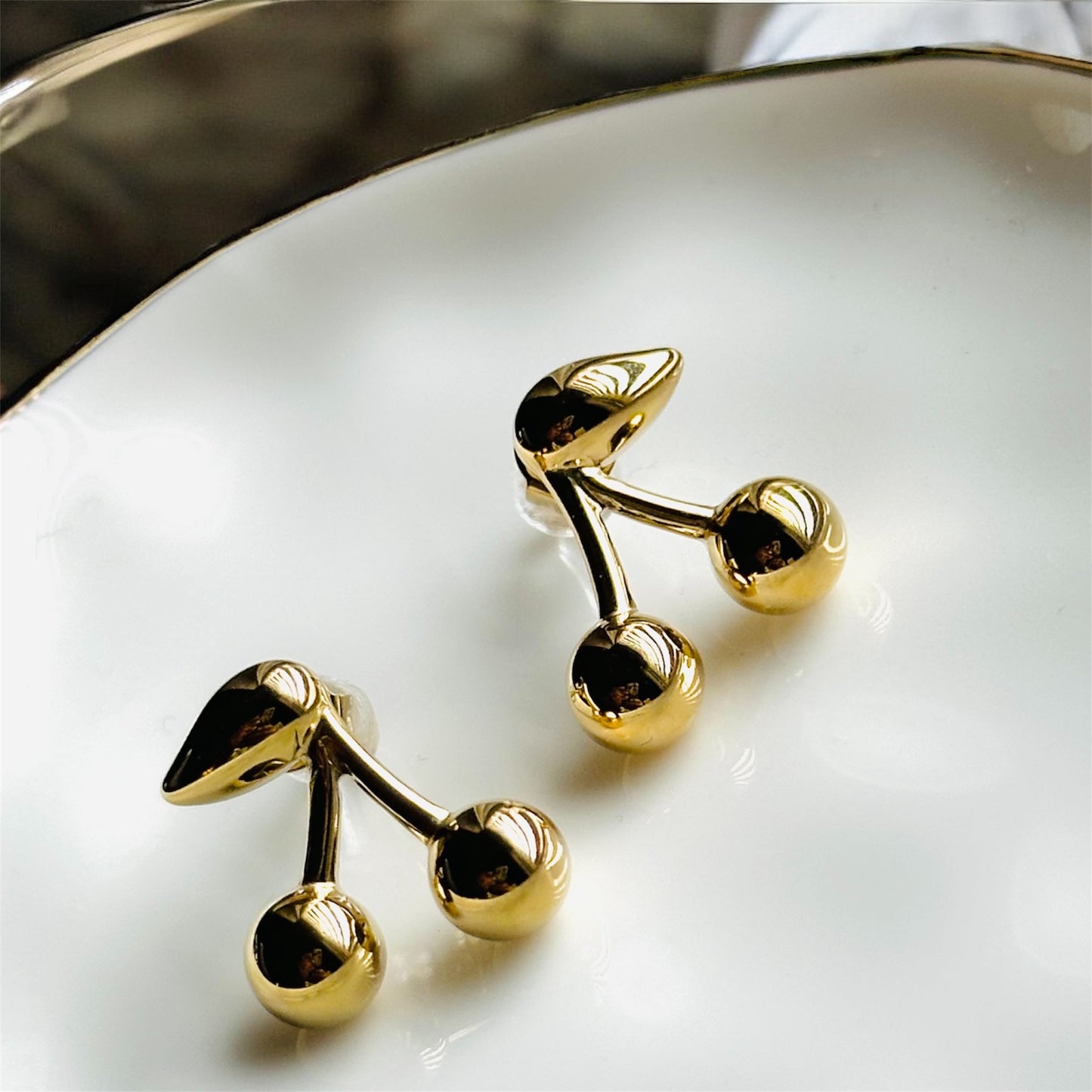 Cherry Studs Earrings