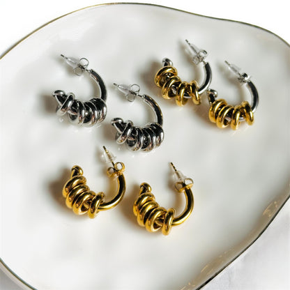 Rings C - Hoops Earrings