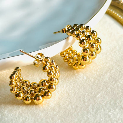 Multi Beads Earrings