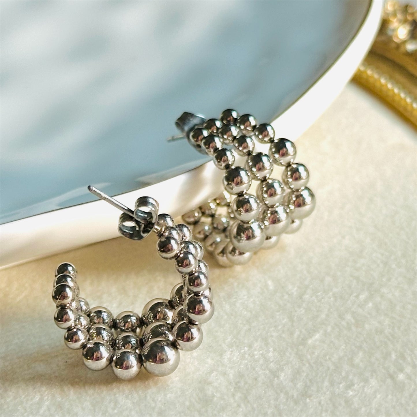 Multi Beads Earrings