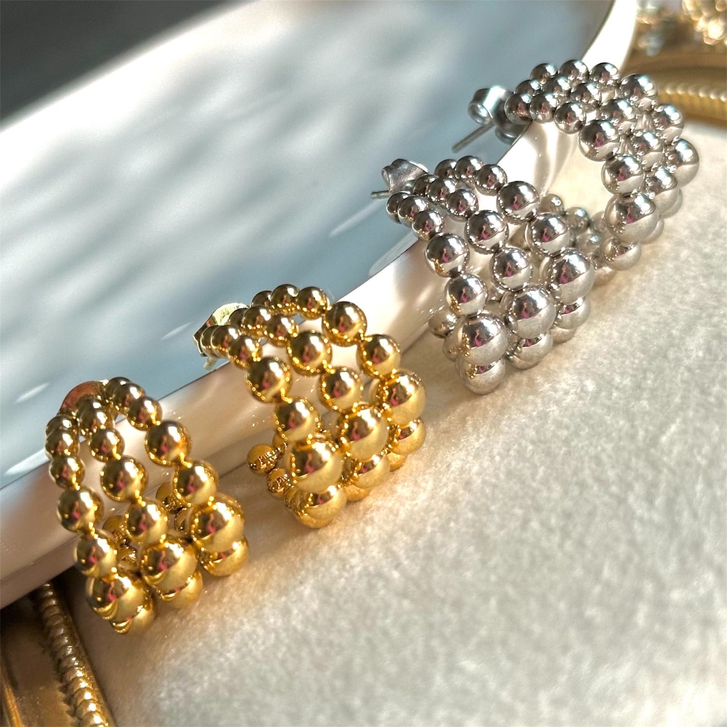 Multi Beads Earrings