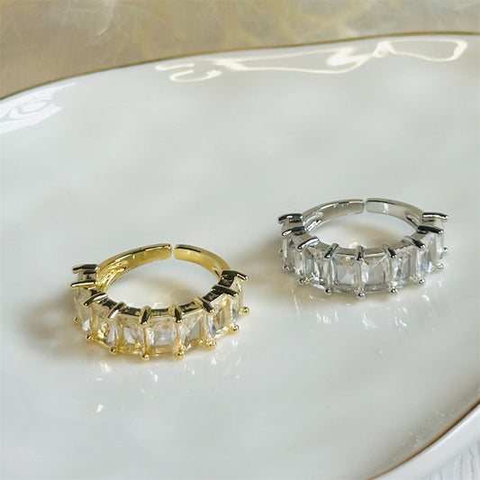 Clear Crystals Ring