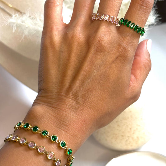 Round Zirconia Bracelet