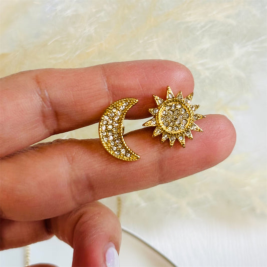 Moon and Sun Earrings