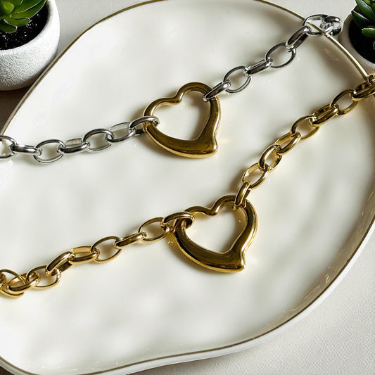 Heart Frame Bracelet