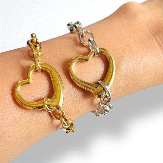 Heart Frame Bracelet