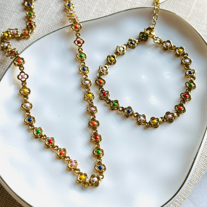 Clover Color Necklace