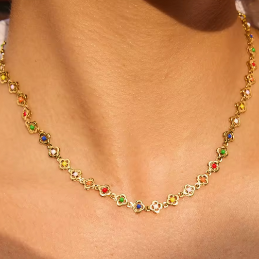 Clover Color Necklace